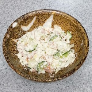 おからでポテサラ風グリーンピース入り☆